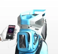 Sun Mountain 2022 Boom Bag Golf Cart Bag With Speakers -Golf Equipment Library BoomBagPhone2
