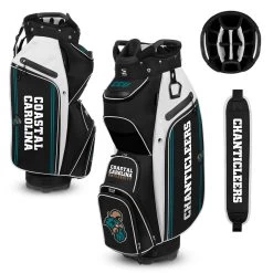 Team Effort NCAA Collegiate The Bucket III Cooler Golf Cart Bag -Golf Equipment Library Bucket III Cooler Coastal Carolina
