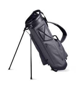 Sun Mountain Golf Canvas & Leather Carry Stand Bag 11 Sun Mountain Golf Canvas & Leather Carry Stand Bag -Golf Equipment Library CanvasLeatherStandSlate BlackAltShot