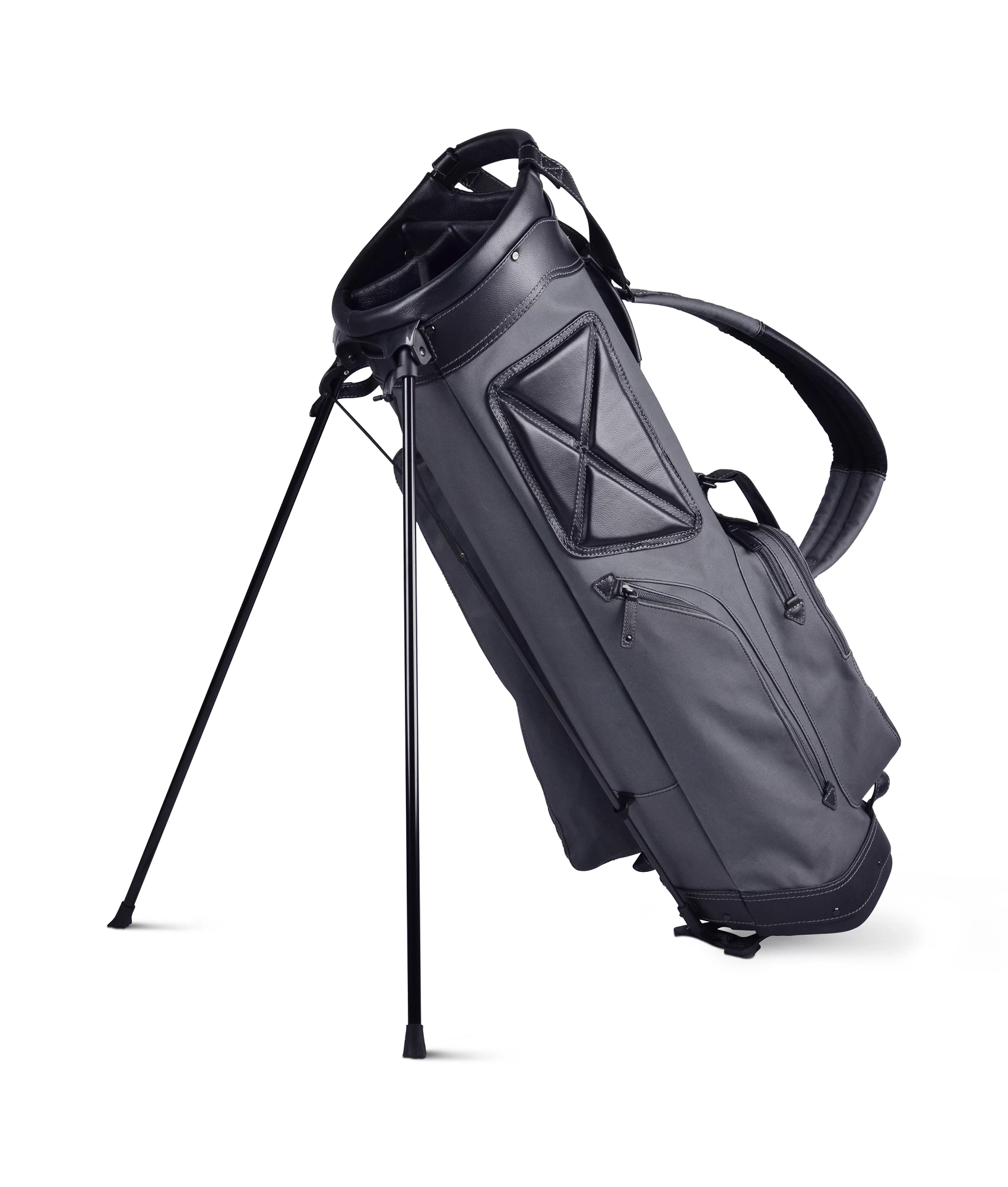 Sun Mountain Golf Canvas & Leather Carry Stand Bag 6 Sun Mountain Golf Canvas & Leather Carry Stand Bag - Image 6