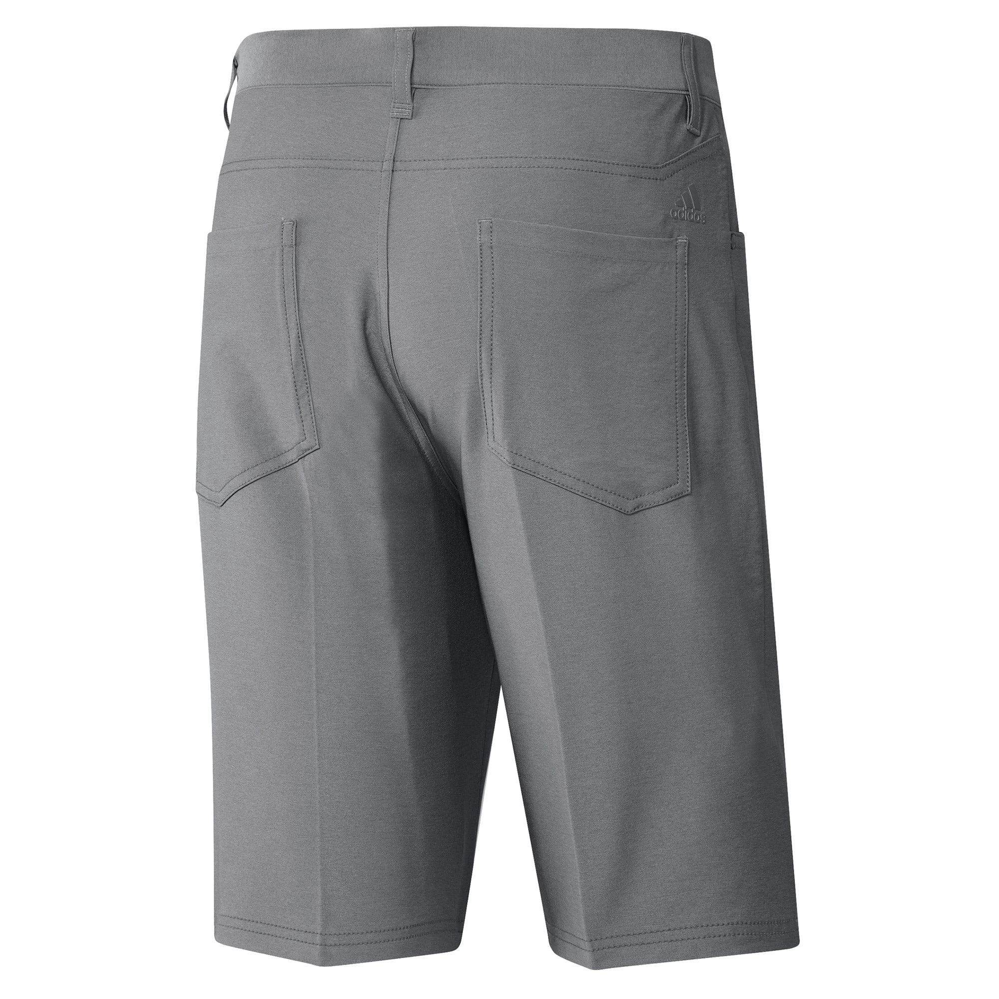 Adidas Golf Adidas Ultimate365 Heather Grey FIve Pocket Mens Golf Shorts 2 Adidas Golf Adidas Ultimate365 Heather Grey FIve Pocket Mens Golf Shorts - Image 2