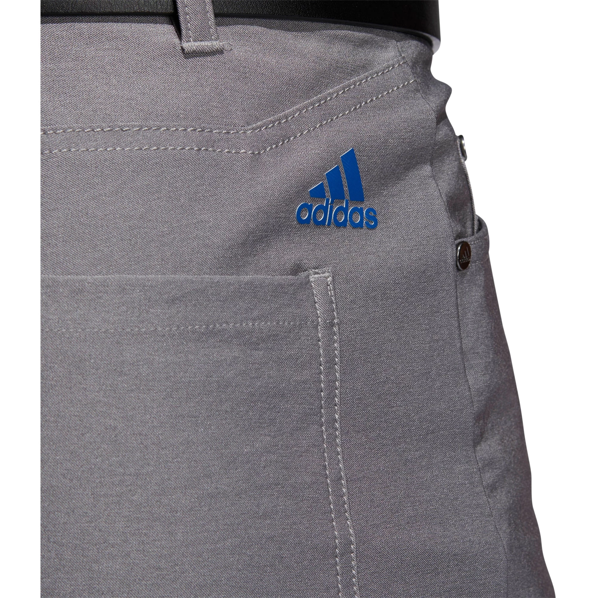 Adidas Golf Adidas Ultimate365 Heather Grey FIve Pocket Mens Golf Shorts 4 Adidas Golf Adidas Ultimate365 Heather Grey FIve Pocket Mens Golf Shorts - Image 4