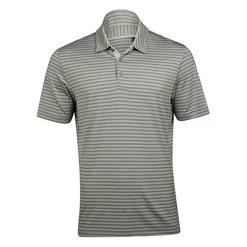 Adidas Golf Adidas Ultimate 2-Color Stripe Mens Golf Polo