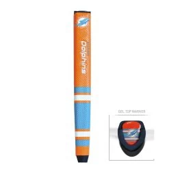Team Golf NFL Putter Grip With Ball Marker -Golf Equipment Library Dolphins1 732d0be6 7855 4e32 9ece 5595827caf05