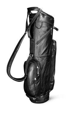 Sun Mountain Golf Leather Cart Bag 15 Sun Mountain Golf Leather Cart Bag -Golf Equipment Library G823557LeatherCartBlack