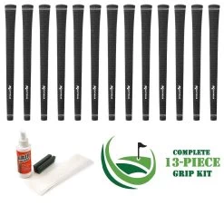 Karma Velour Golf Swing Grips -Golf Equipment Library Karma Velour Black Kit