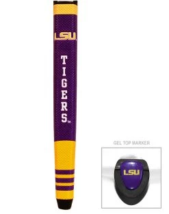 Team Golf NCAA Collegiate Putter Grips With Magnetic Ball Marker 28 Team Golf NCAA Collegiate Putter Grips With Magnetic Ball Marker -Golf Equipment Library LSU Tigers PutterGrip 44401 125