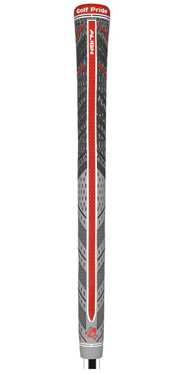 Golf Pride MCC Plus 4 Align Grips - Midsize Black Gray 2 Golf Pride MCC Plus 4 Align Grips - Midsize Black Gray - Image 2