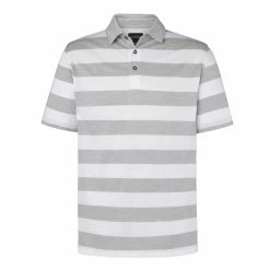 Chase 54 Charter Mens Golf Polo -Golf Equipment Library ME1109 WHITESILVER