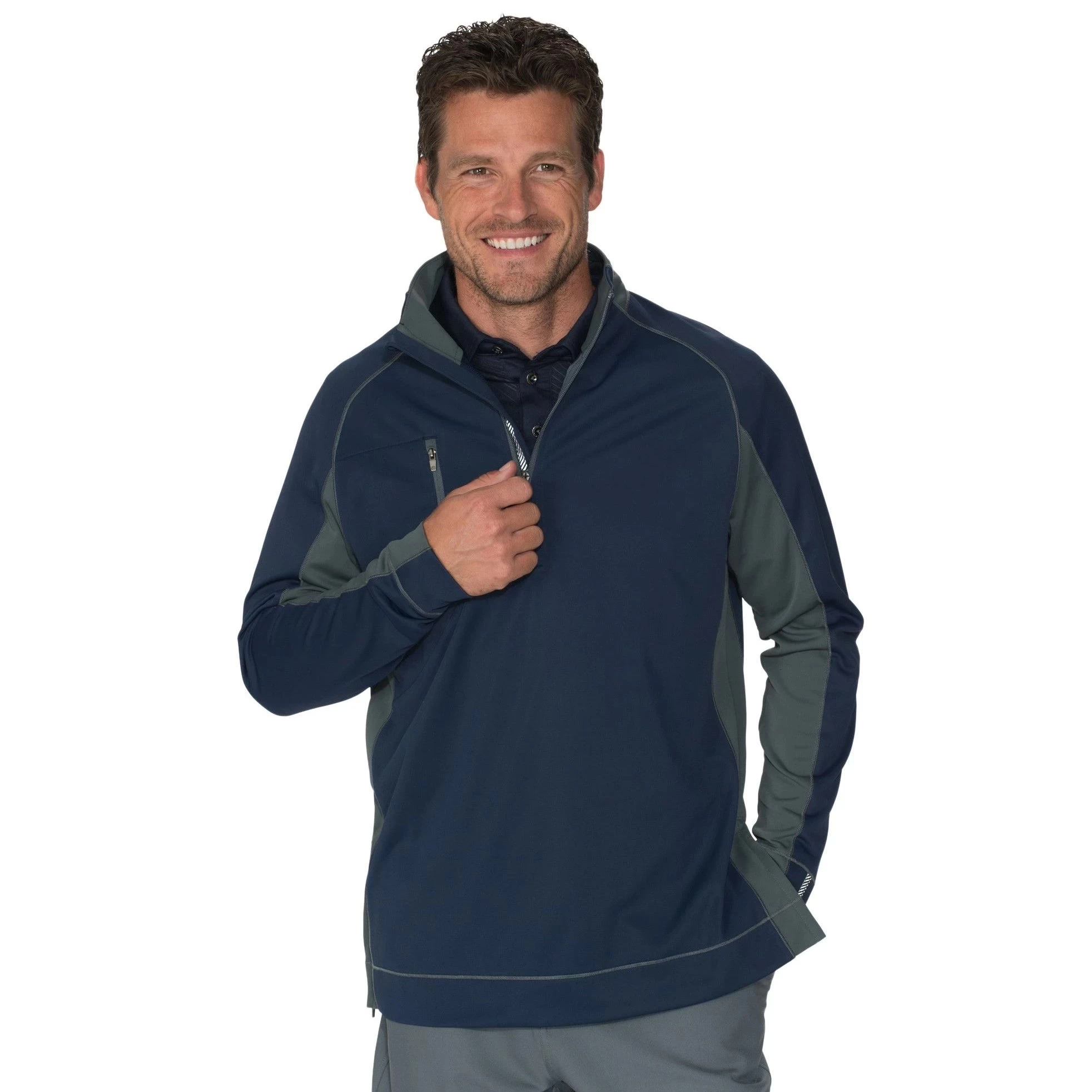 Chase 54 Ascend Long Sleeve Mens Golf 1/4 Zip 1 Chase 54 Ascend Long Sleeve Mens Golf 1/4 Zip