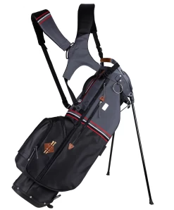 Sun Mountain 2023 Sonnenalp Mid-Stripe Dual Strap Stand Bag 15 Sun Mountain 2023 Sonnenalp Mid-Stripe Dual Strap Stand Bag -Golf Equipment Library N230129 black gunmetal red
