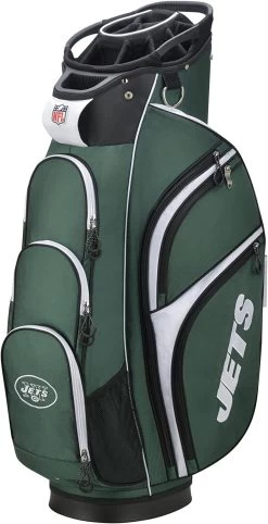 WIlson NFL Licensed Xtra Golf Cart Bags (Previous Model) -Golf Equipment Library NewYorkJetsCartBag