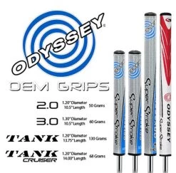 SuperStroke Golf Odyssey 2.0 Slim Putter Grip -Golf Equipment Library Odyssey Series