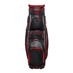 Orlimar Golf CRX Cart Bag With Removable Cooler -Golf Equipment Library Orlimar CRX Cooler Bag Black Red 1