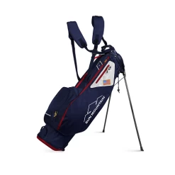 Sun Mountain Golf 2022 UltraLight 2.5+ 4-Way Stand Carry Bag -Golf Equipment Library SM25Navy White Red
