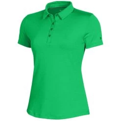 Under Armour Zinger 2.0 Heather Womens Golf Polo 25 Under Armour Zinger 2.0 Heather Womens Golf Polo -Golf Equipment Library UW0467 2505VAPORGRN