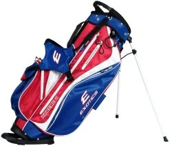 Tour Edge Exotics Xtreme 4 Stand Bags -Golf Equipment Library Xtreme 4 Carry Bag Red White Blue