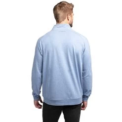 TravisMathew Zachary Mens Golf 1/2 Zip -Golf Equipment Library ZACHARY HTHLIGHTBLUE 2
