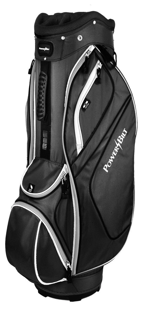 Powerbilt Air Attack Black Cart Bag 1 Powerbilt Air Attack Black Cart Bag